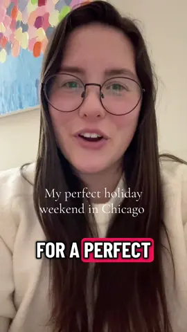 Looking for a perfect holiday weekend in Chicago? I got you! What do you think is missing from my list?! #chicagotiktok #chicagochristmas #chicagotrip #chicagoitinerary  #sephoraalışverişim 