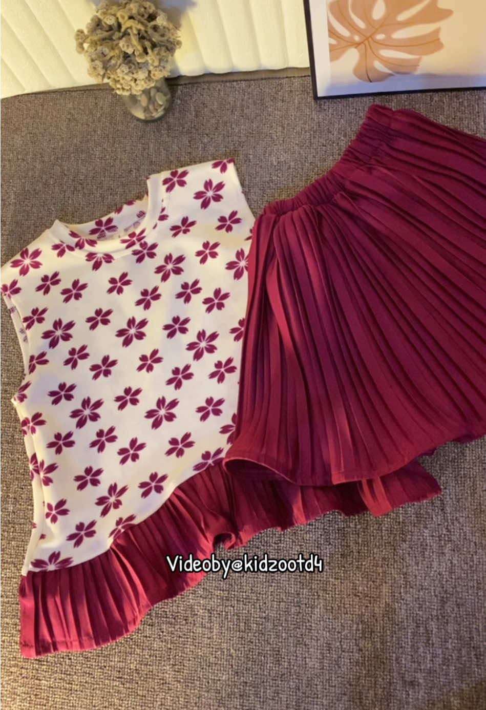 One set rok untuk anak perempuan super lucu #onesetmurah #fypage #bajuaanakperempuan #fypシ゚ 