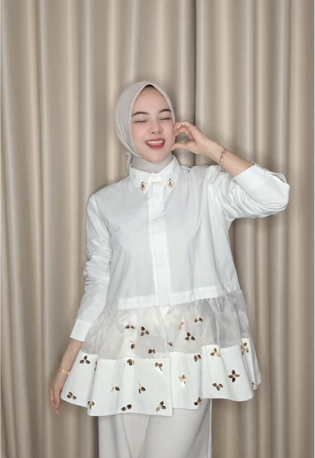 Buat lebaran gemes gasi #outfitideas #OOTD #fypシ゚ 