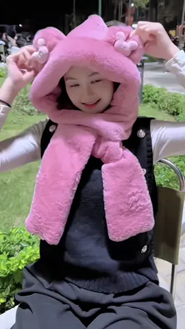 Mũ Lông Tai Gấu 3 Trong 1 Siêu Xinh Tai Nối cho mẹ và bé#mulong #mulongtaigau #thoitrang #xuhuongtiktok 