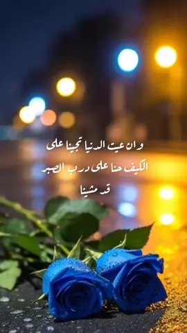 حنا على دروب الصبر مشينا 🍃