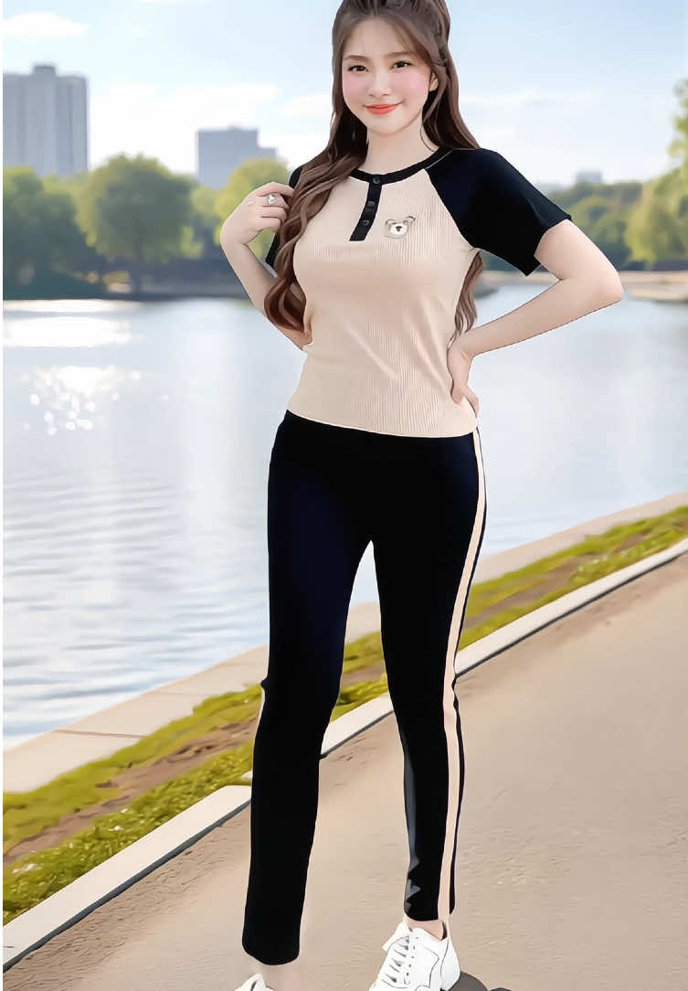 Set đồ nữ mặc nhà chất thun gân tăm thoải mái #setdonu #bodonu #bodomacnha #dobomacnha #xuhuong 