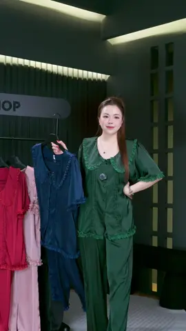 Set lụa latin trơn đơn giản thế này thôi ạ 😉#dobobigsizecolinh #dobomacnhaxinh  #dobobigsize 