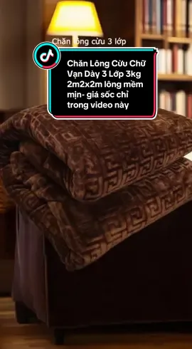 FREESHIP] Chăn Lông Cừu Chữ Vạn Dày 3 Lớp 3kg 2m2x2m lông mềm mịn #chanlongcuu #chanlongcuuchuvan #chanlong 
