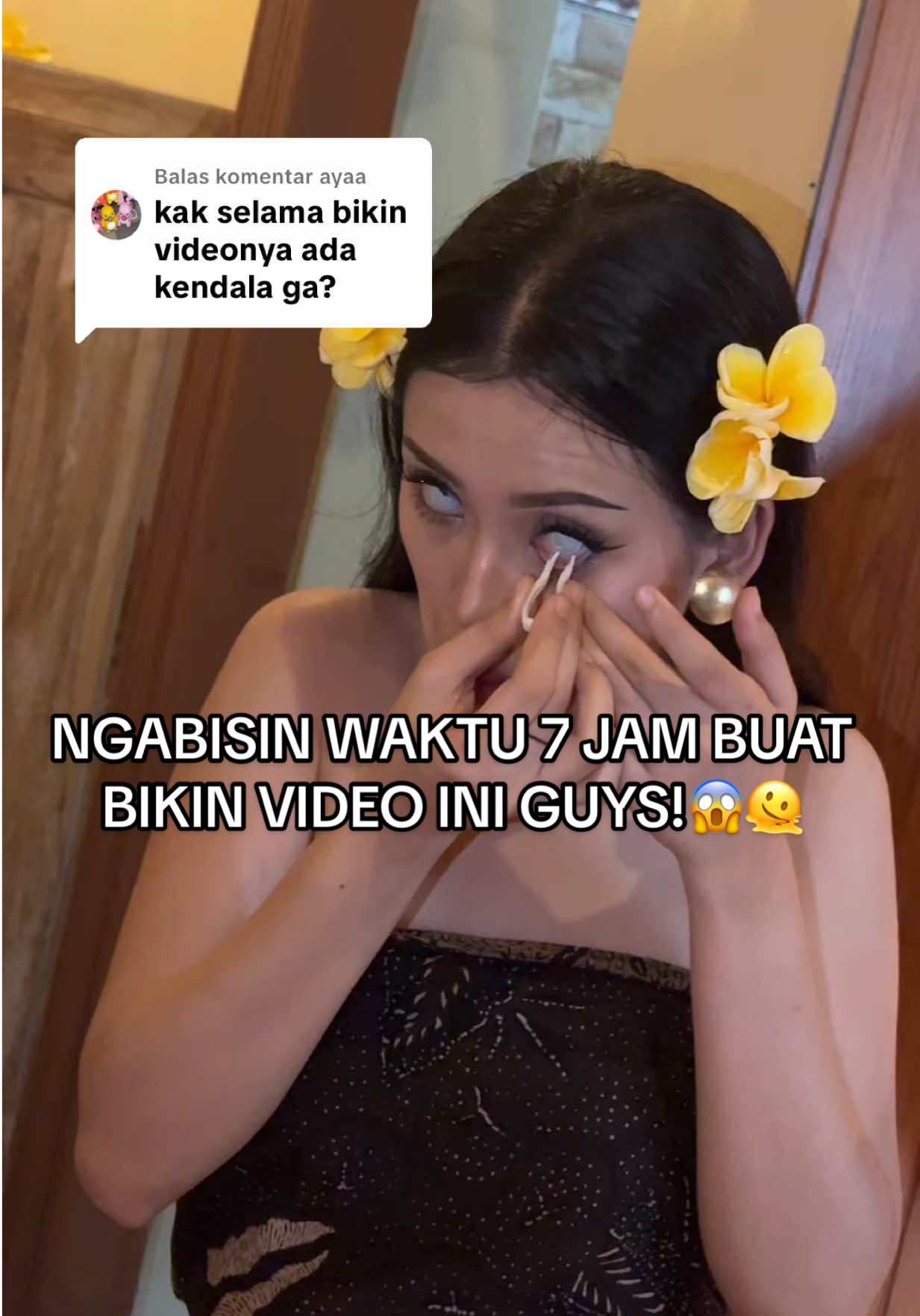 Membalas @ayaa  menurut kalian gimana?🫠 #BTS #behindthescenes #halloweenmakeup #halloween 