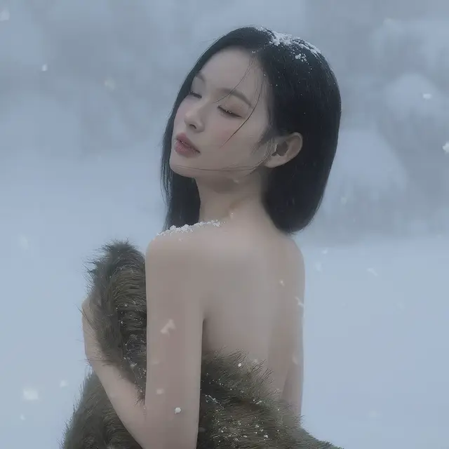 Bông tuyết ❄️ #winter #mood #snowwhite #vibe #fyp 