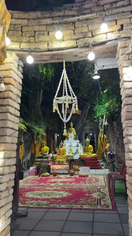 สาธุ 🙏🏻✨ #วัดป่ากระทุ่มโบสถ์เก่า200ปี #เทศกาลลอยกระทง #นครนายก 