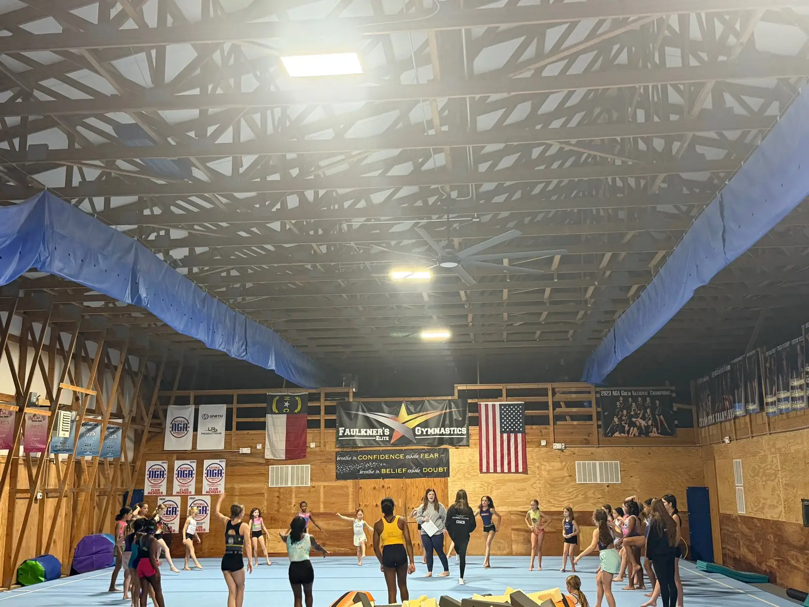 Strength @ Conditioning At The Gym Last Night  #lfaulknerselite#faulknerselitegraham#faulknerselitetrainingcenter#gymnasticsfacility #gymnastics    