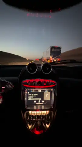 Driving back home in #ildiavolo from Las Vegas. 