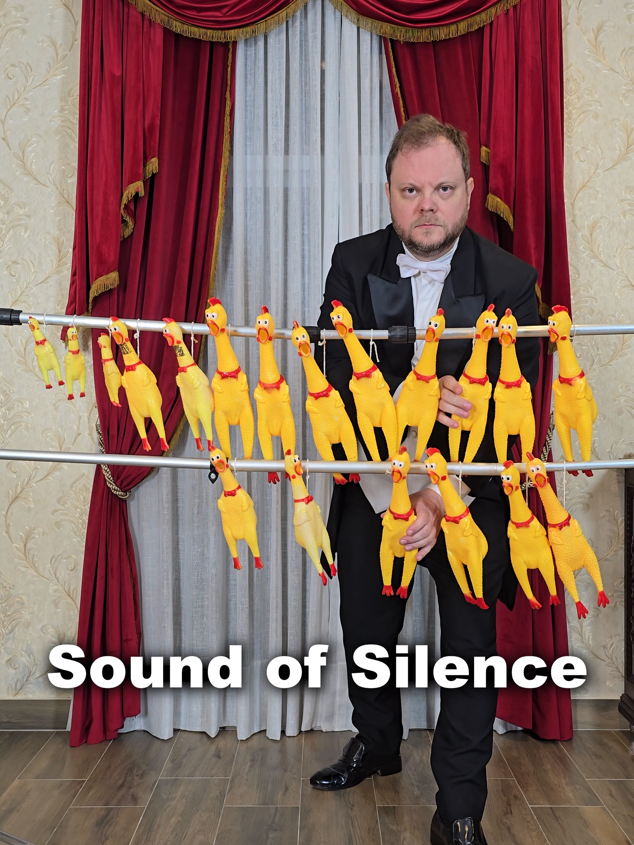 Simon and Garfunkel on Rubber Chickens #simonandgarfunkel #chicken #rubberchicken #vinheteiro #lordvinheteiro