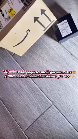 “Sí, todos estos paquetes me llegaron gratis 😱💌 ¿Quieres saber cómo? Comenta ‘QUIERO’ 👇📦