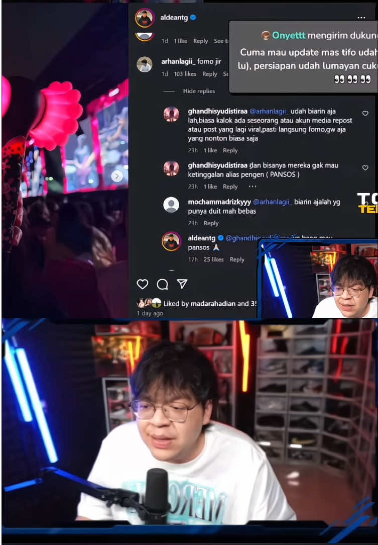 Seorang deankt di katain pansos wkwk #deankt #aldeantegar #deanktclip #wearemembership #gwenchanaguy 