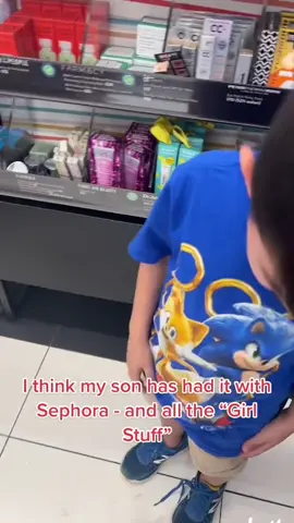 When the Sephora sale is happening and your son has had it shopping with you but your daughter is loving every minute @sephora  #sephorasale #laplazamall #mcallentx #riograndevalley 