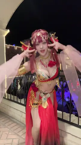 沢山踊ったのでNGパイパイ仮面😂#ラグコス #宝鐘マリンコスプレ 