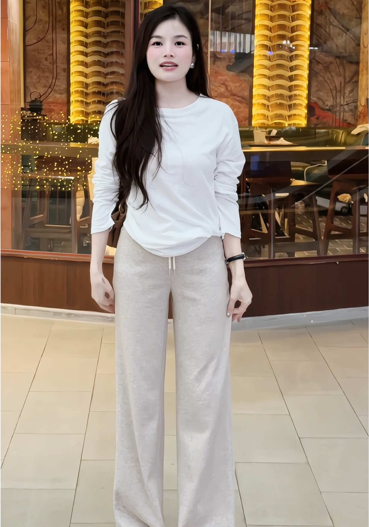 Quần nỉ dài ống rộng nữ hack dáng, quần nỉ, quầng suộng rộng cạp cao #quansuong #quanongrong #quancapcao #quanni #quanongrong