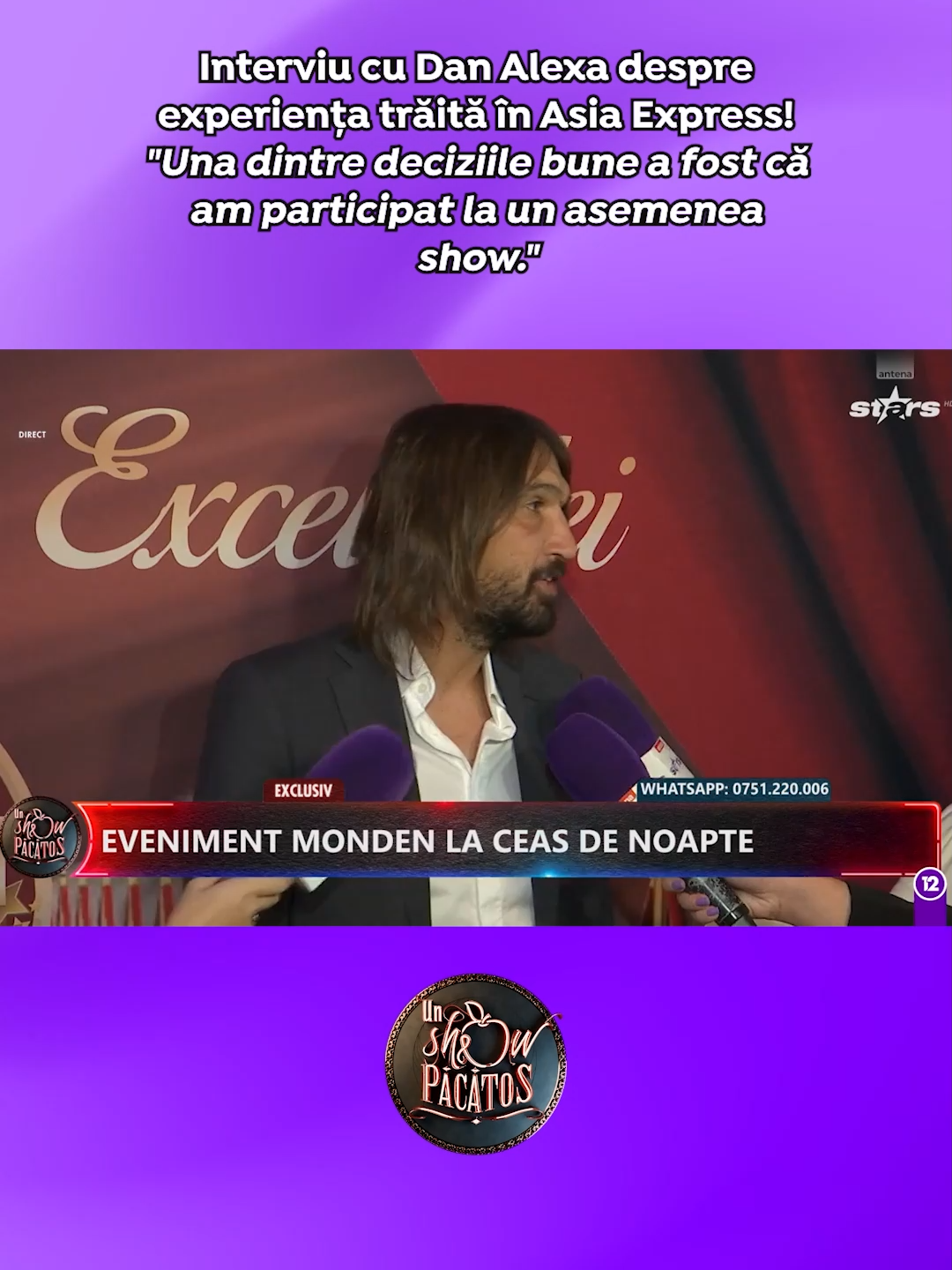Interviu cu Dan Alexa! 🚗🌟 Fostul fotbalist a povestit despre aventurile trăite în Asia Express, momentele pline de adrenalină și lecțiile învățate pe parcursul competiției. #unshowpacatos #antenastars #asiaexpress #danalexa #tvshow #fyp #viral