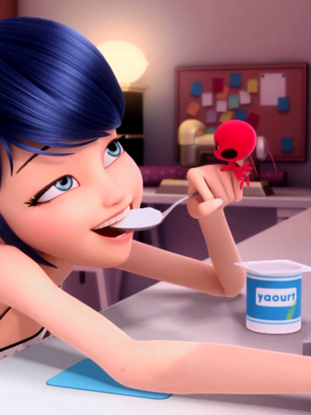 Just one more replay 💘 #MiraculousLadybug #Ladybug #CatNoir #adrienette #Miraculers