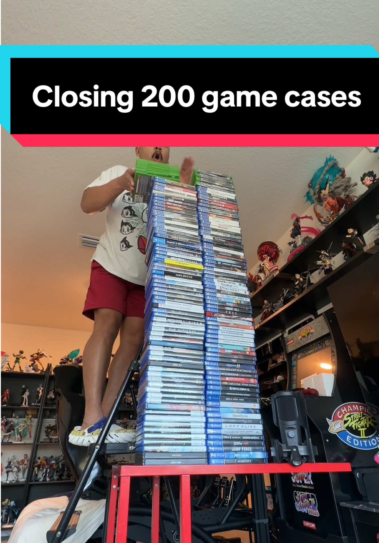 Bro made the most satisfying sound known to man #theultimatenerd #GamingSetup #gamingroom #gamer  #asmr 