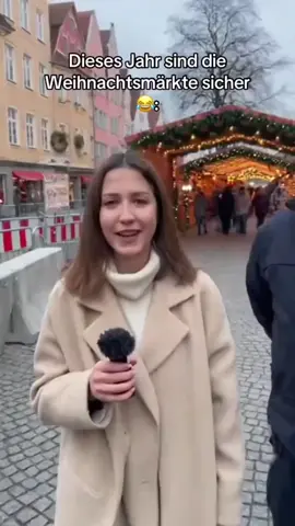 Ich hau mich weg!! 🤣😆😂 Endlich kommt sie, die Amokfahrt-Verbotszone! Keine Messer mehr Keine Schusswaffen mehr Keine Amokfahrten Jetzt sind wir sicher! 🤣🤣🤣🤣🤣#weihnachtsmärkte 