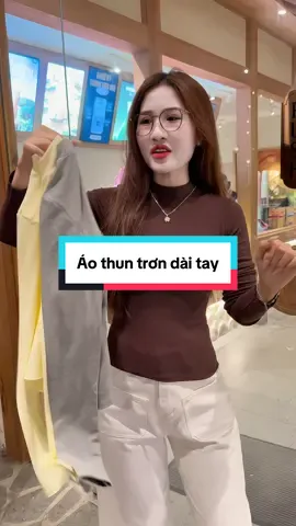 Byjane mở bán hạt dẻ quá, chất thun êm ái, mềm mại #aothundaitay #aothuntron #aothunnu #anhlonglanh #anhlonglanhreview 