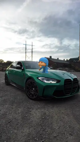 Pocoyo on a M3 🕺 | #car #pocoyo #trending 
