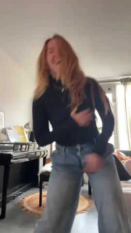 Clumsy dance break while working from home :)