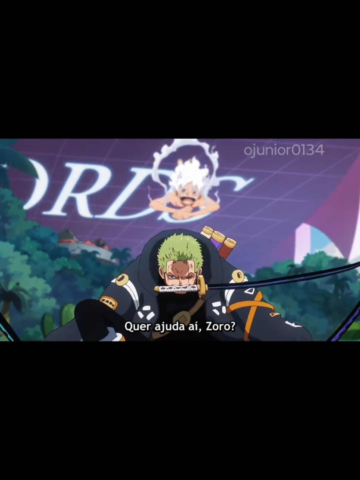 Luffy querendo entrar na briga do Zoro contra Rob Lucci - One Piece 1127  #onepiece #zoro #luffy #onepieceedit 