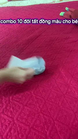 combo tất cho bé đồng màu#tất 