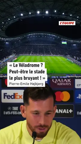 Pour Højbjerg, le Stade Vélodrome est le plus bruyant ! 🤯 #sportstiktok