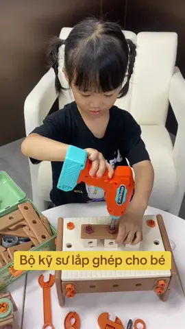 Đồ chơi kỹ sư lắp ghép cho bé tư duy sáng tạo #xuhuongtiktok #fpyシ #dochoi #dochoichobe #dochoikysu 