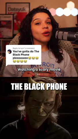 Replying to @㏒㏑ I will be going back to this one… 👀 #GTFO #react #horrormovie #horror #theblackphone 