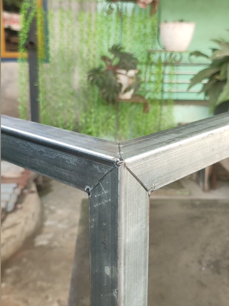 The best hollow angle cutting that beginners rarely know #tricks #metalwork #fabrication #welder 