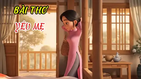 BÀI THƠ YÊU MẸ #trẻmầmnon  #thơmầmnon 