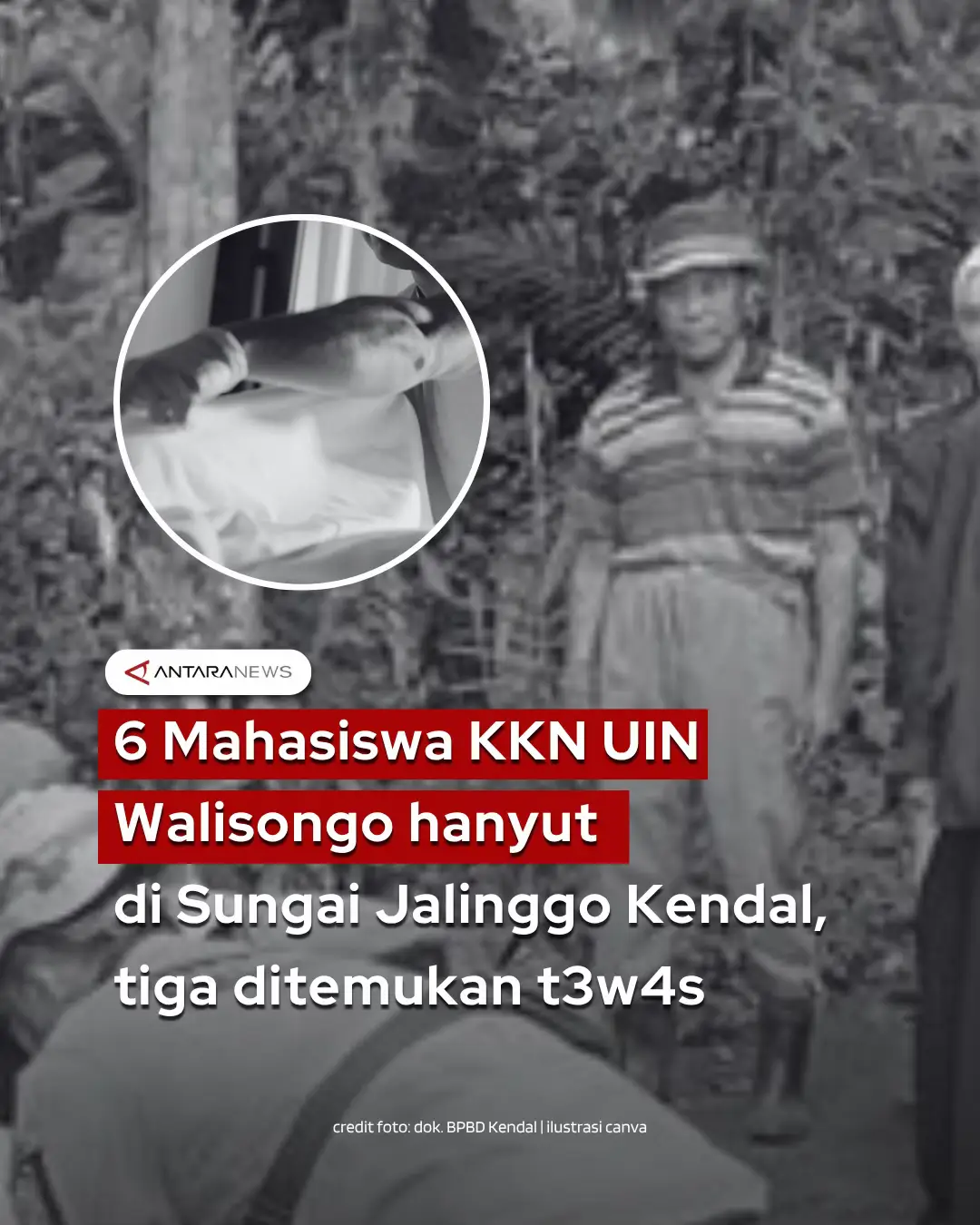Enam mahasiswa UIN Walisongo Semarang dilaporkan hanyut di Sungai Jolinggo, Kecamatan Singorojo, Kabupaten Kendal, saat tengah melakukan kegiatan river tubing di sela program Kuliah Kerja Nyata (KKN) pada Selasa (4/11/2025). Dari enam mahasiswa yang hanyut, tiga ditemukan dalam kondisi meninggal dunia. Korban yang ditemukan terdiri dari dua perempuan dan satu laki-laki.  Ketiga korban langsung dievakuasi oleh petugas gabungan dan dibawa ke Puskesmas Singorojo untuk penanganan lebih lanjut. Warga juga melaporkan cuaca sedang turun hujan saat para korban bermain wisata alam di sungai. Pihak kepolisian dan tim SAR setempat segera melakukan upaya pencarian untuk tiga mahasiswa yang masih hilang.  #mahasiswa #kkn #hanyut #uinwalisongo #semarang 