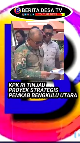 Komisi Pemberantasan Korupsi Republik Indonesia (KPK RI) melalui Direktorat I Deputi Koordinasi dan Supervisi (Korsup) Wilayah I KPK RI melakukan peninjauan terhadap proyek strategis dengan nilai anggaran terbesar di wilayah Kabupaten Bengkulu Utara. #kpkri #bupati #bengkuluutara #proyekstrategis #arieseptiaadinata