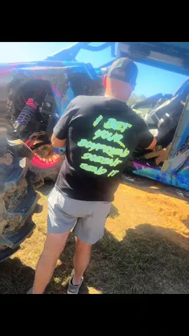 Nope…but my husband does all day long in a pink buggy 😜 #helovesithere #offroading #trailbike @Ansel Brassette390! 