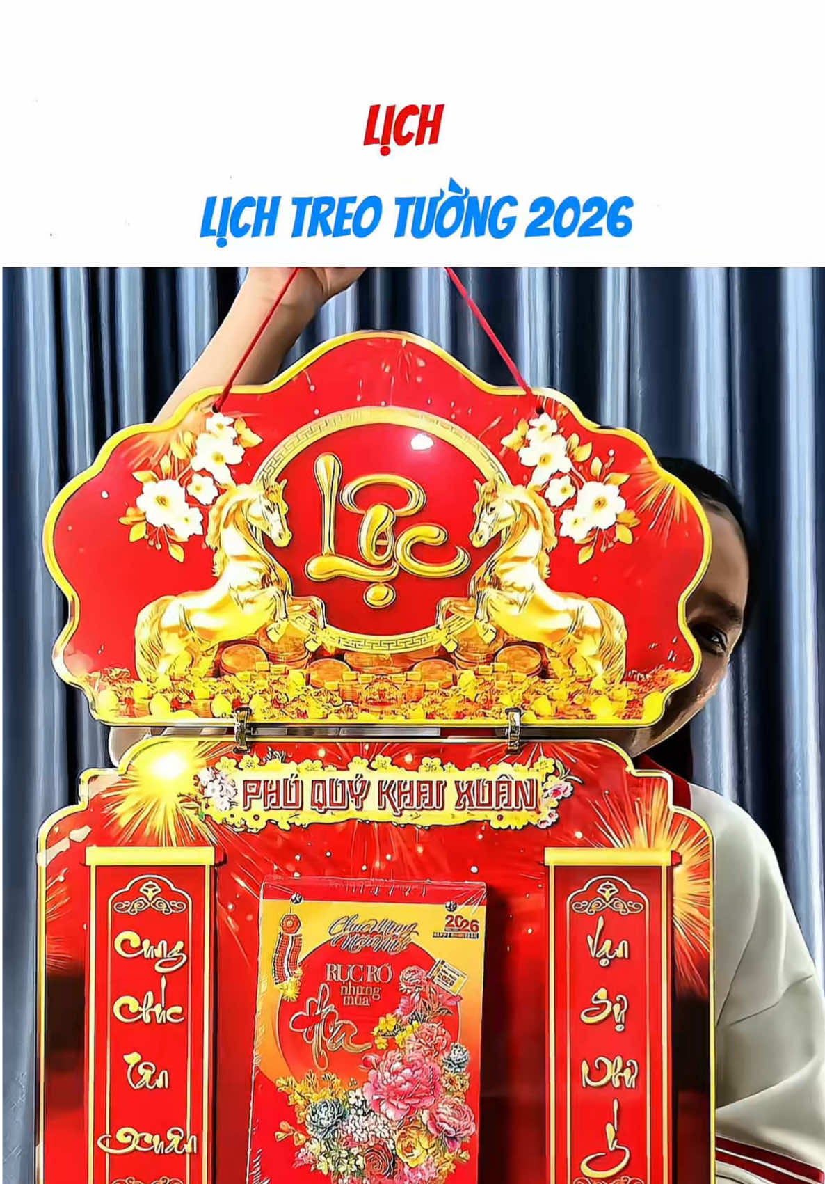 lịch 2026 đẹp  xuất sắc ăn đứt lịch năm ngoái luôn ,  mọi người tranh thủ mua sớm kẻo hết mẫu đẹp nha #lichtet #lichtet2026 #lichtrangtri #maihuyenanh #taphoanamnam  