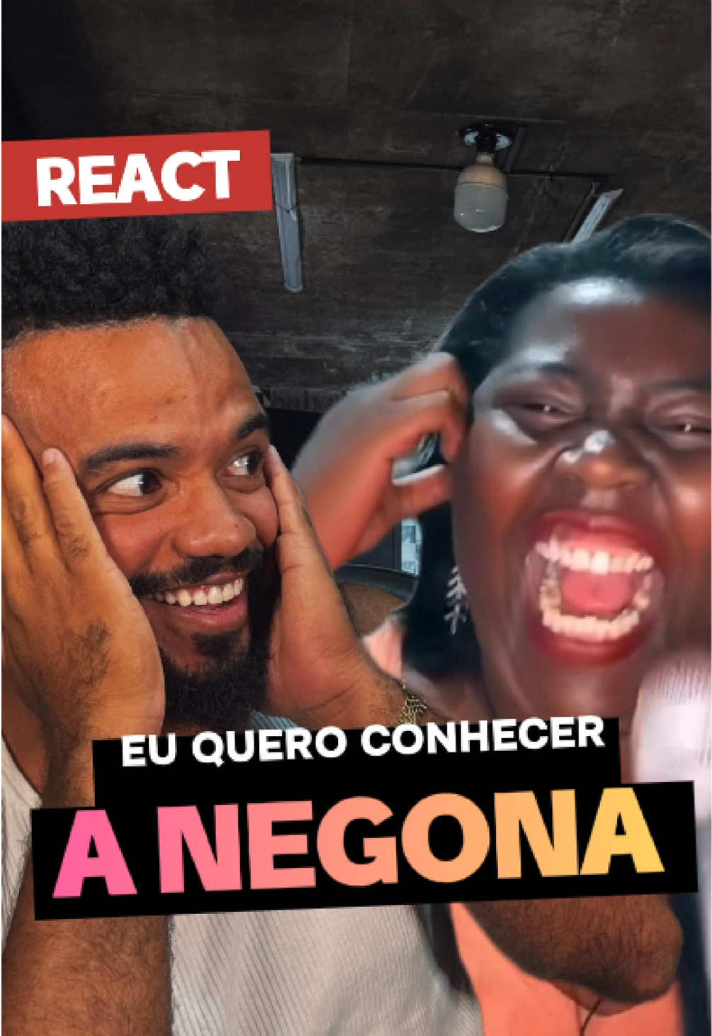A RISADA DELA É MARAVILHOSA!!!!  KKKKK, e essa paródia aí, vei?  Ela canta, ri, dança... eu quero conhecer ela. Id: @negona316  #react #salvador #humor #fy #foryou   