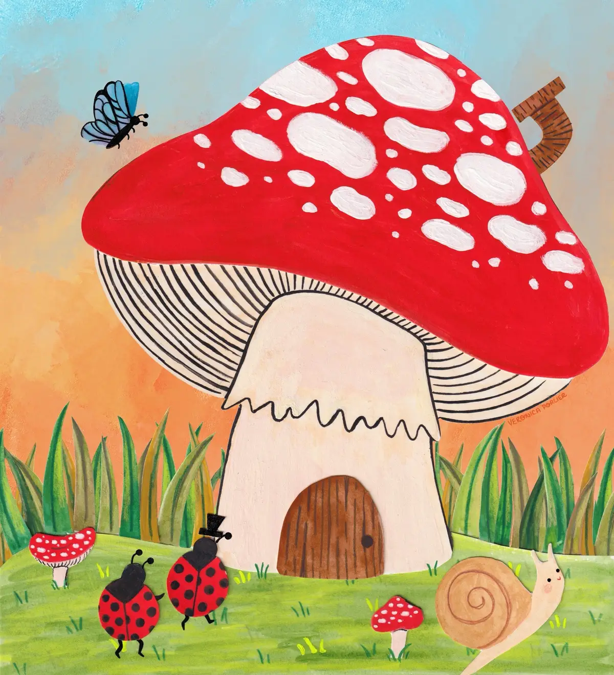 new sticker club theme for November 🍄 going back to my roots and painting all the mushrooms again 😝 #stickerclub #cottagecore #patreon #stickershop 