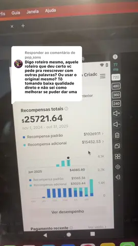 Respondendo a @pop_sons Qual a forma correta de remodelar um video? - #tiktokdark #monetização #tiktokeua #monetizaçãotiktok 