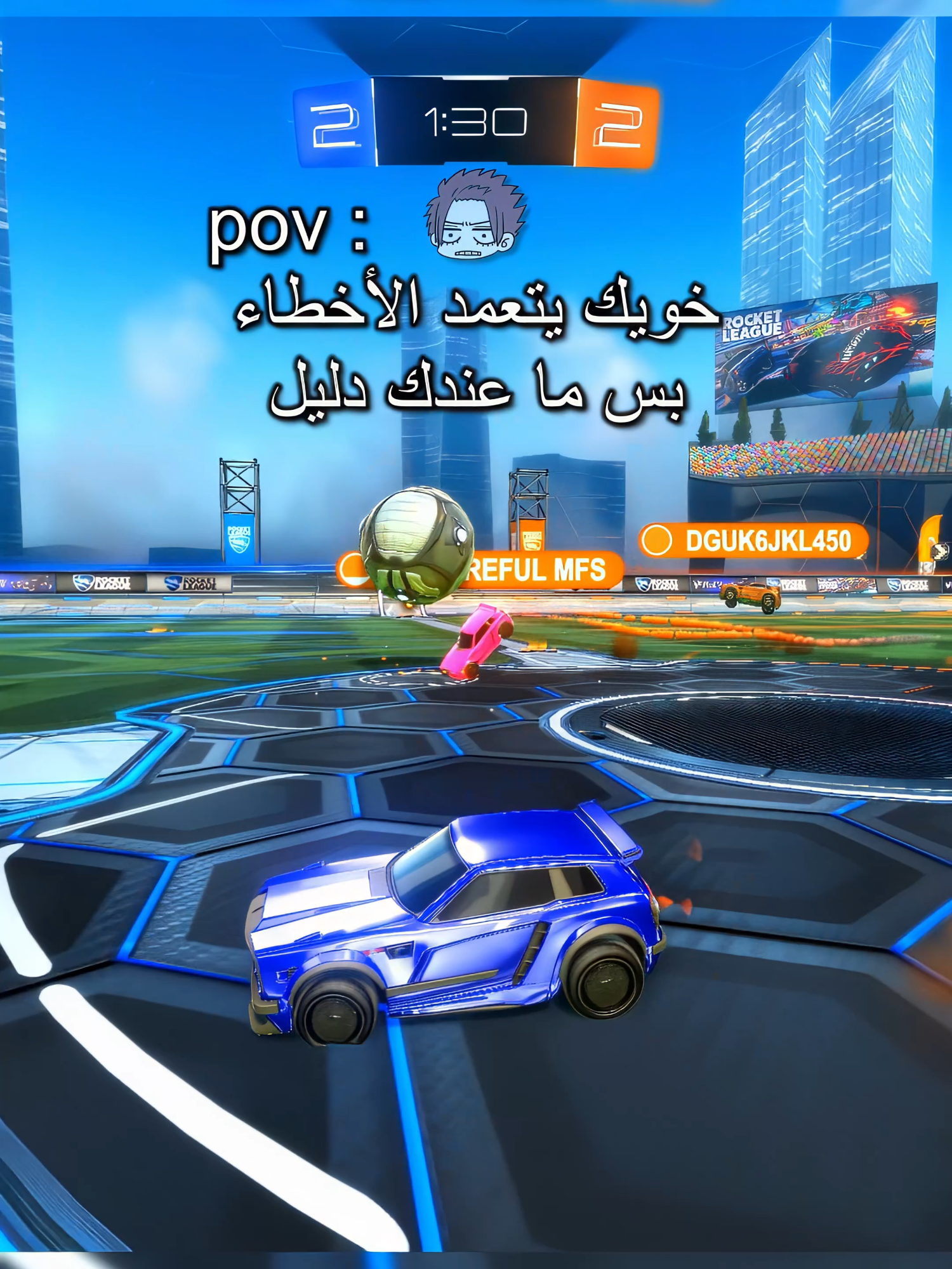 منشن خويك + فولو قربنا من 20 الف | #fyp #viral #rl #rlclips #rocketleague #روكت