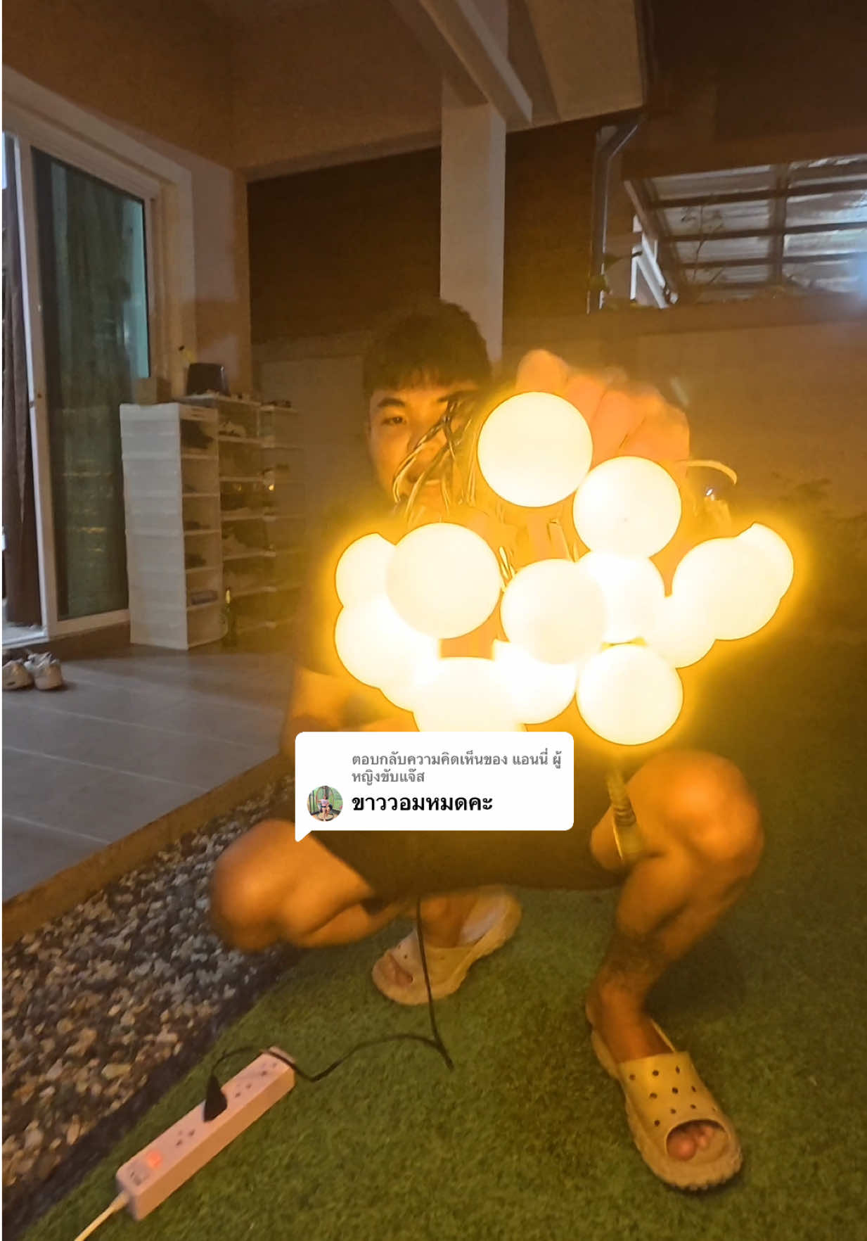 ตอบกลับ @แอนนี่ ผู้หญิงขับแจ๊ส จัดตะกร้านี้ได้เลยครับ #ไฟปิงปอง #ไฟปิงปองled #ไฟประดับ #ไฟแต่งห้อง #ไฟประดับปีใหม่ 