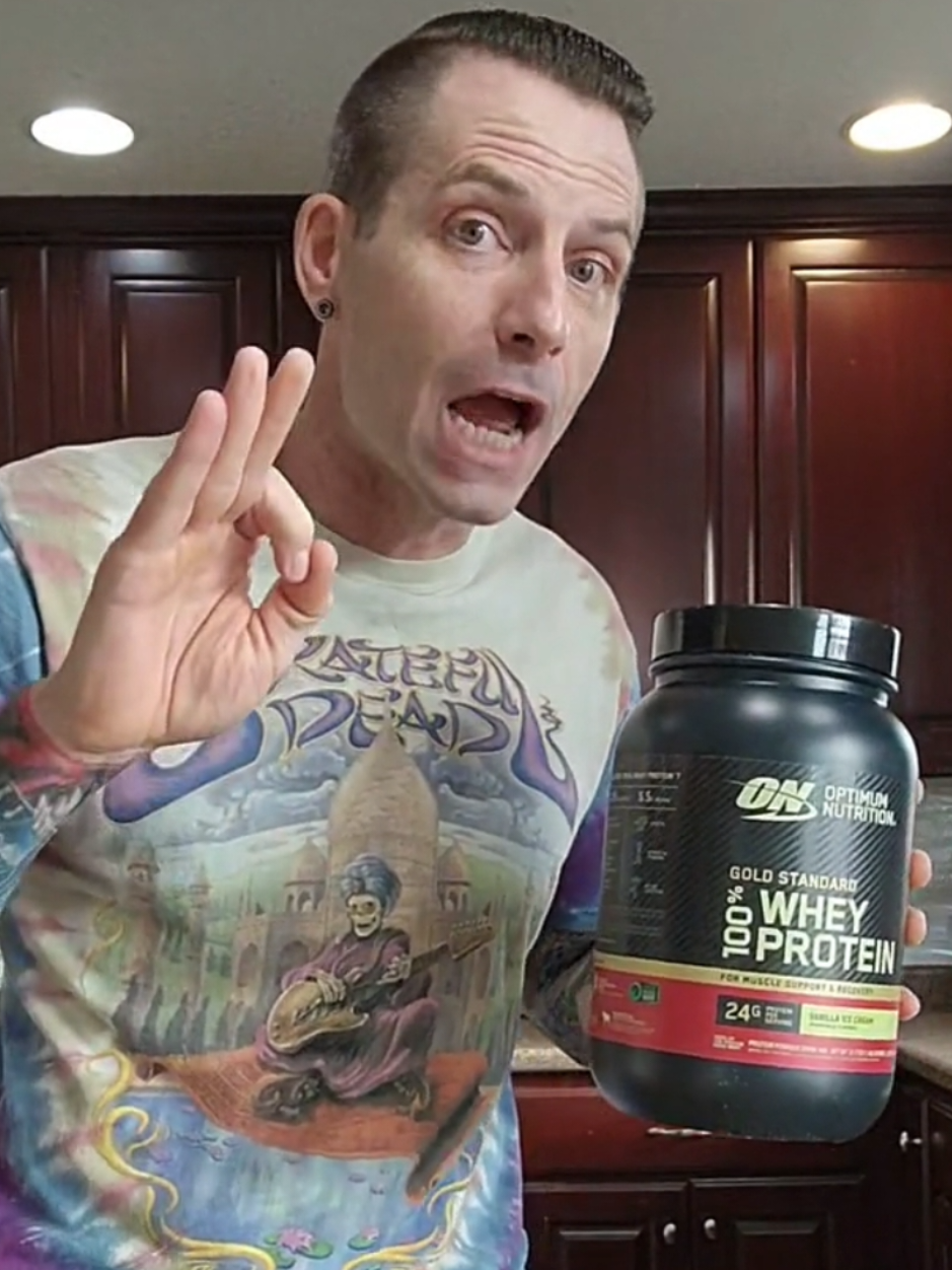 Love starting my mornings out with Optimum Nutrition Whey Protein! This is their Vanilla Ice Cream flavor, and they have 20 flavors to choose from! I have had their Chocolate Protein as well, and tastes great too! One serving has 24 grams of protein! Grab some Optimum Nutrition Whey Protein today and take your workouts to the next level! #Whey #Protein #Workout #OptimumNutrition 