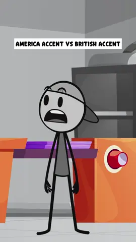 America accent vs British accent 🤣 #british #usa #relatable #humor #fyp 