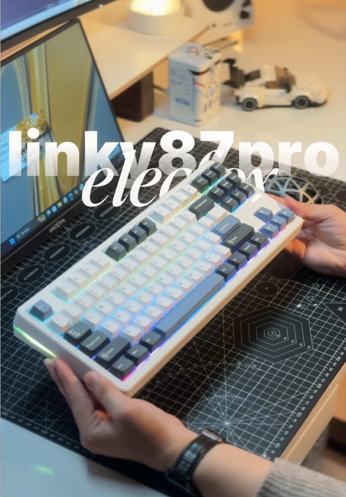 Quay lại với em phím siêu ngon #linky87pro #elecfox #xuhuong #keyboard #setup 