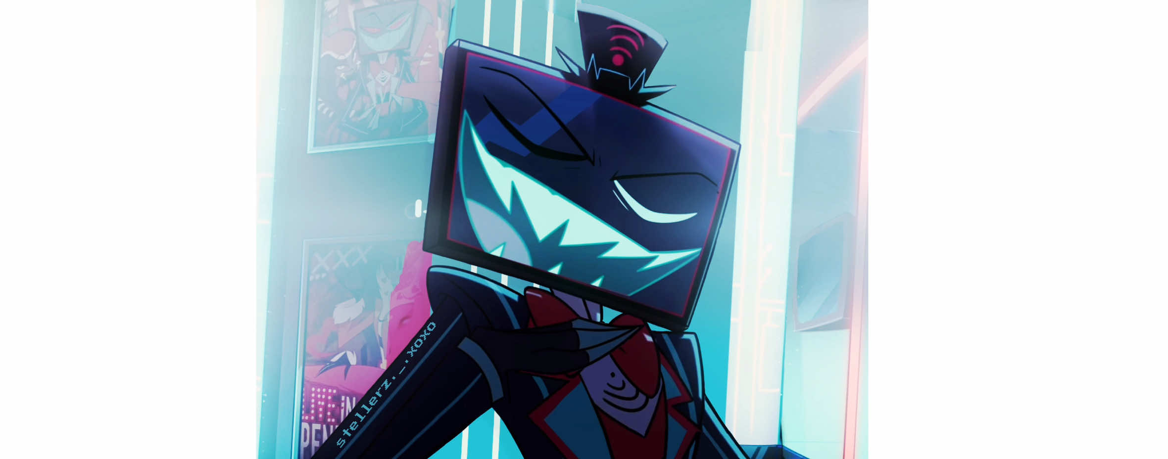 [ #eyesonmebaby+ #vox ] woah first time doing glitches on my edits, are you guys proud… I LOVED S2 EP 1 AHHH CANT WAIT TILL MORE VOX SCREENTIME TOMORROW!! also sorry for the late post, i have classes 😞 #fyp #foryou #viral #xyzabc #hazbinhotel #edit #editor #alightmotion #asteria
