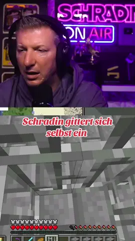 #schradin sperrt sich selbst ein in #craftattack13 auf #twitch 