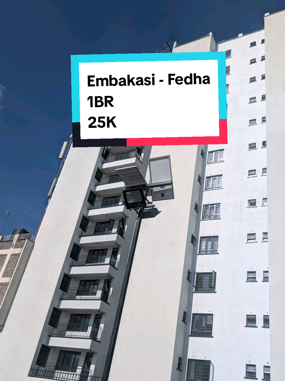 🏡 1-Bedroom Apartment for Rent Fedha, Embakasi | KES 25,000 Modern, well-lit apartment with white walls, black solid surface countertop, and stylish kitchen cabinets. Spacious living area, and a clean tiled bathroom. Located in a secure compound with parking, lift, water, and easy access to the main road. *Viewing fees apply.* 📞 Call/WhatsApp:0740830930
