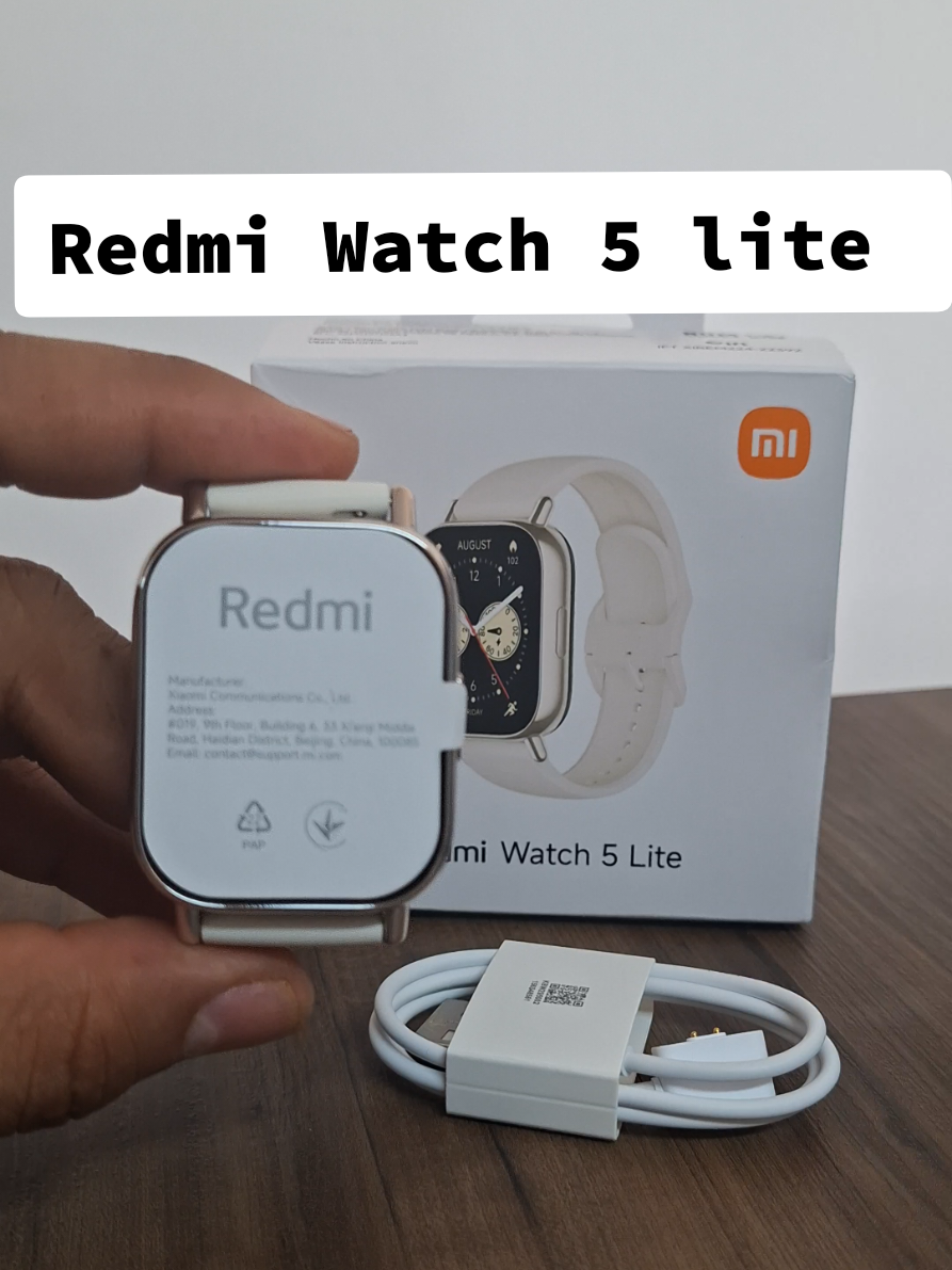 Smartwatch Redmi Watch 5 Lite custo beneficio. #redmiwatch5lite #smartwatch #xiaomi #relogiosmart #relogio 