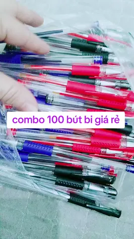 Combo 100 bút bi giá siêu rẻ#xuhuong #butbi #vanphong #butbi100cai #buibisieure @Huyền Anh đồ gia dụng @Huyền Anh đồ gia dụng 